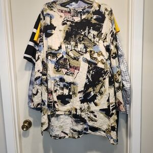 Abstract Print Women's Top